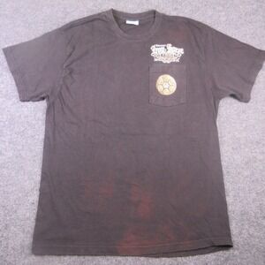 Jensen Shirt Mens XL Black Iron Horse Saloon Bike Week 2012 Pocket Graphic Tee